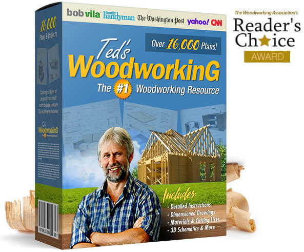 TedsWoodworking—a comprehensive package boasting over 16,000 woodworking plans.