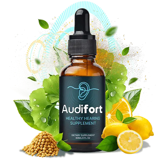 Audifort Drops – A natural supplement designed to support hearing clarity and brain function.