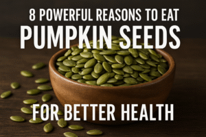 Health Benefits of Pumpkin Seeds simple compose