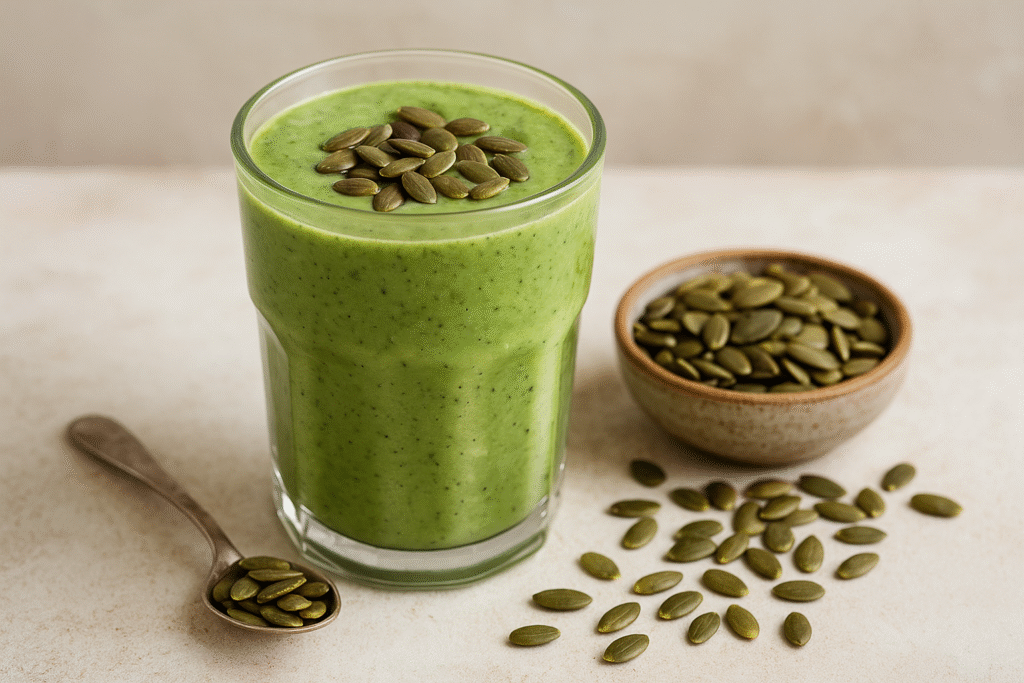 Pumpkin Seed Smoothie simple compose