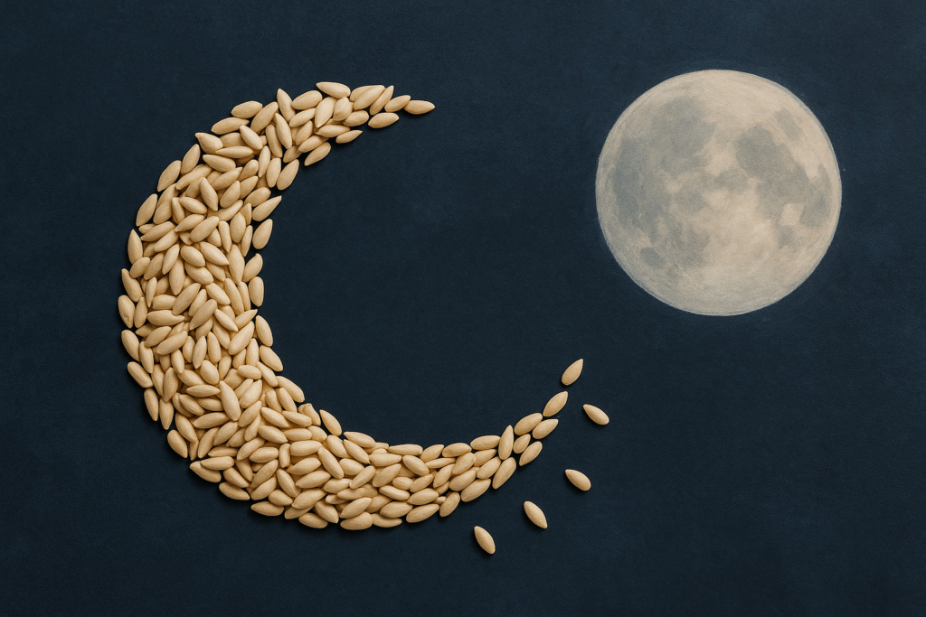 Seeds and Moon simple compose