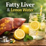 "Refreshing lemon water for liver support"