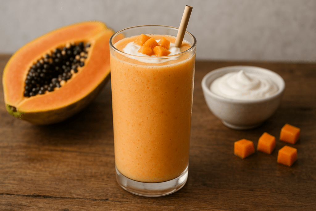 Papaya Smoothie Delight_simple_compose