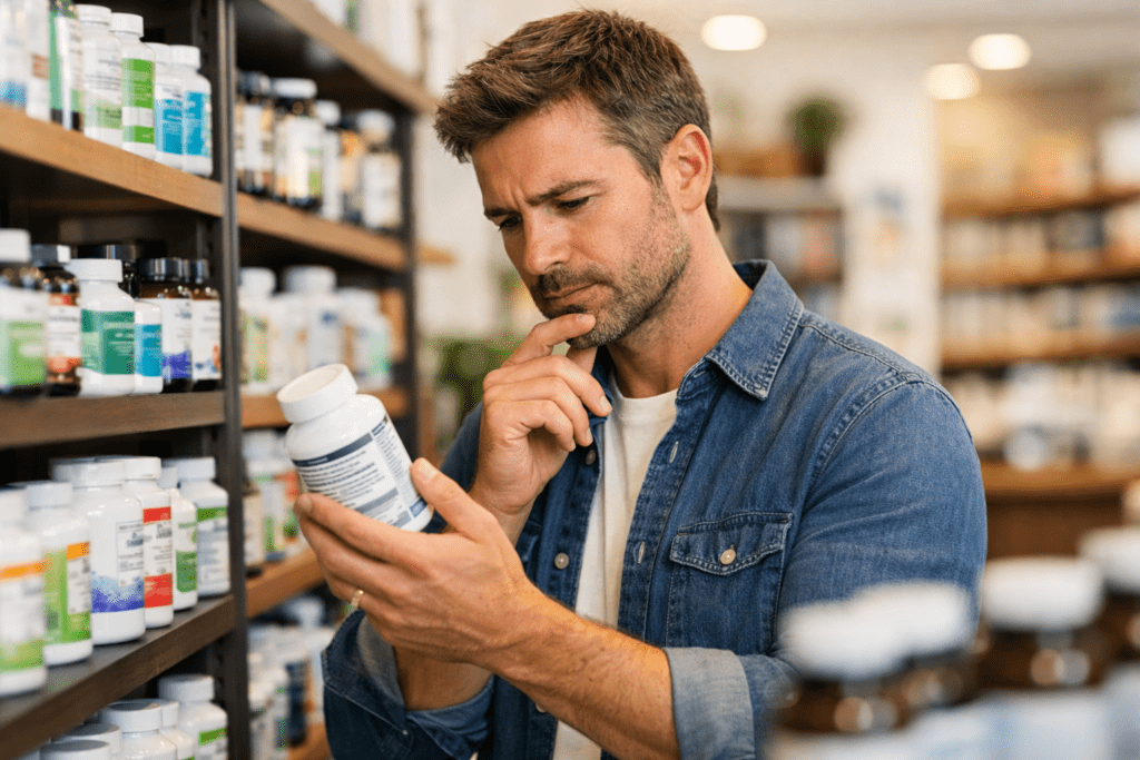 Reading supplement labels for informed health awareness