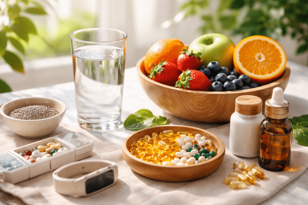 Common supplements people take for daily health support