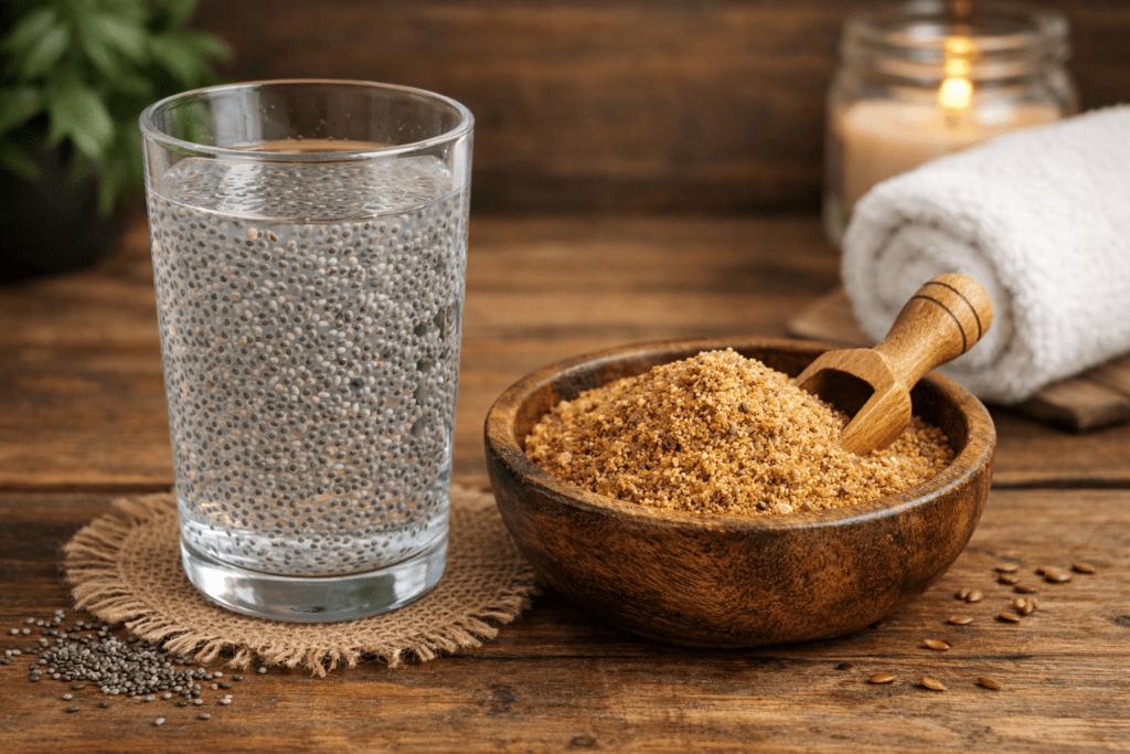 Chia Seeds vs Flax Seeds: “Natural skin glow foods and seeds for hair growth”