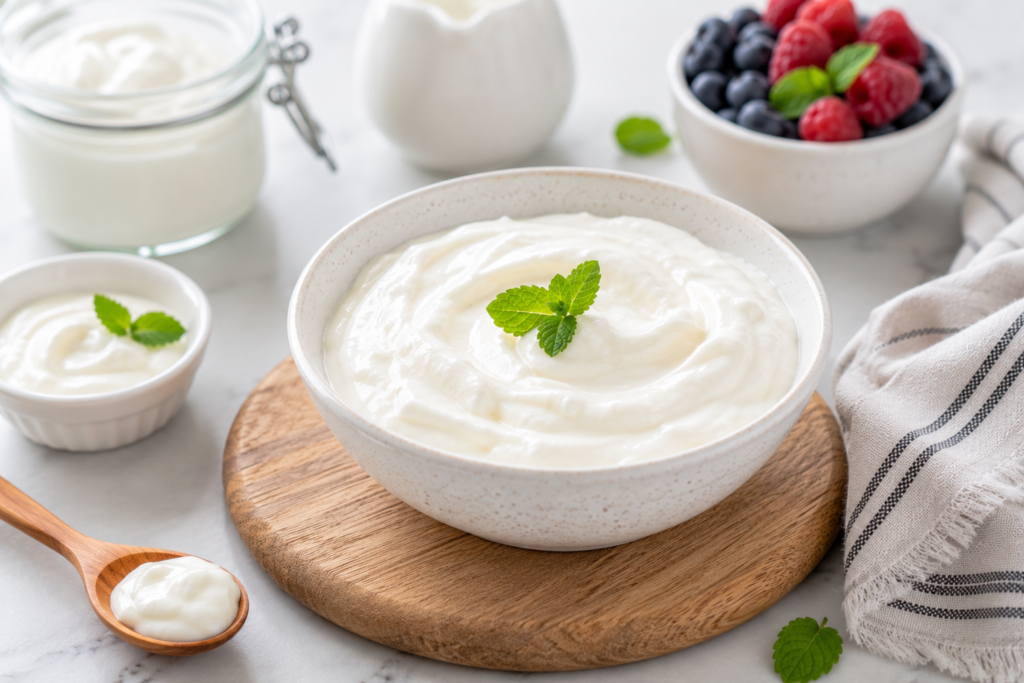 “Common vegetarian protein foods including lentils, chickpeas, tofu, quinoa, paneer, oats, and nuts arranged on a table."