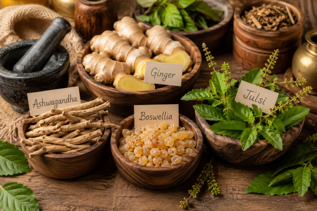 Turmeric Benefits: Traditional anti-inflammatory herbs used in Ayurveda