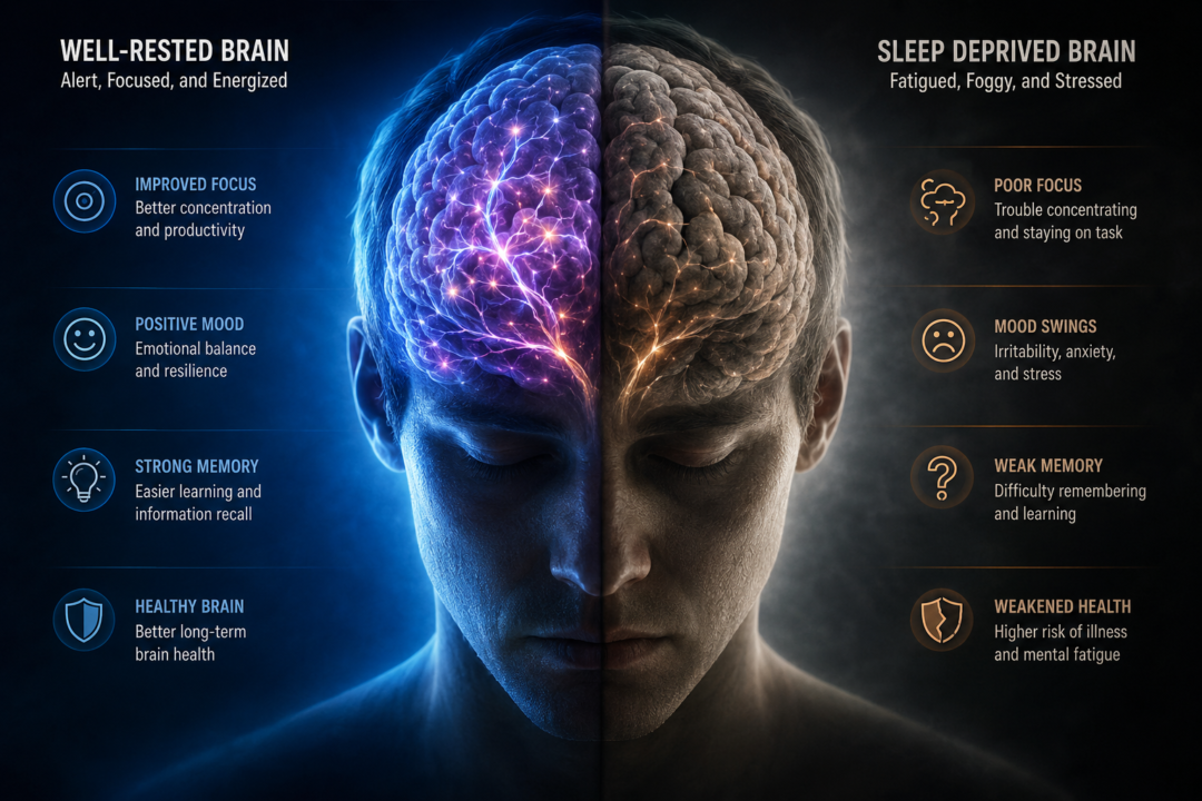 Sleep Deprivation and Its Impact on Brain Health: Causes, Risks, and 100% Solutions