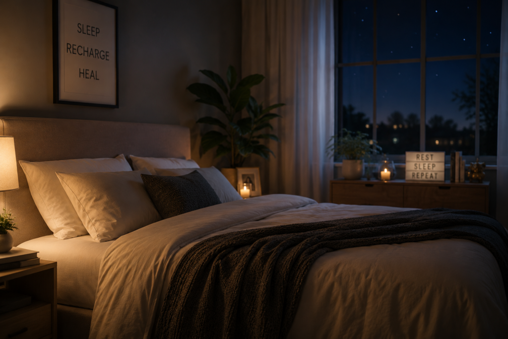 Ideal sleep environment for better brain health.